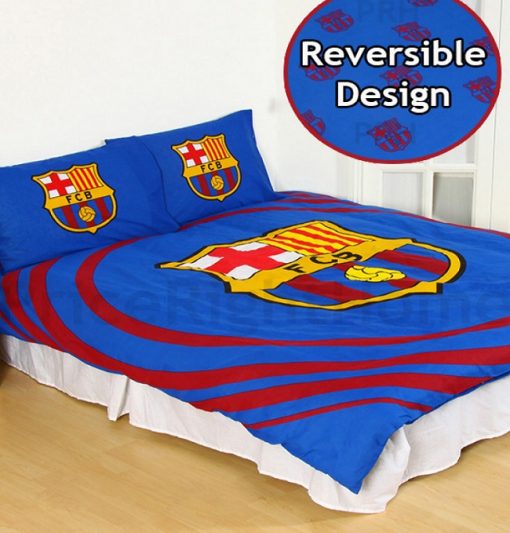 Barcelona Football Club Kids Licensed Quilt Duvet Bedding Cover Sets