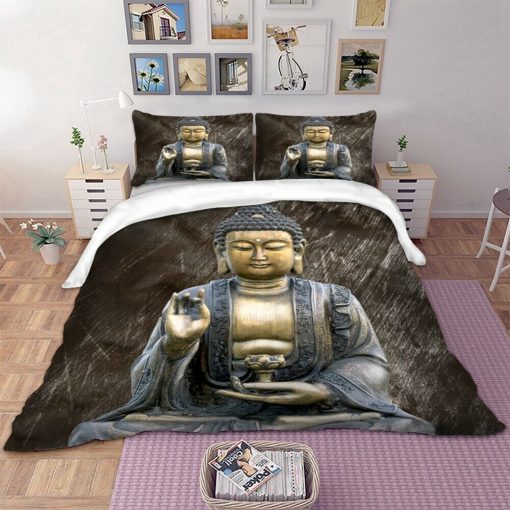 Buddha quilt cover set