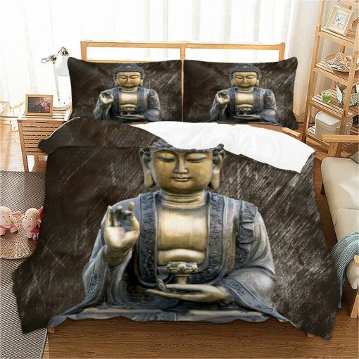 Buddha quilt cover set