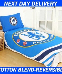 Chelsea Football Club Licensed Quilt Duvet Doona Bedding Cover Sets