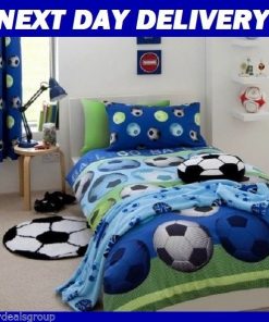 Soccer Football Kids Licensed Quilt Duvet Bedding Cover Sets
