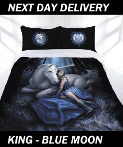 Anne Stokes Blue Moon King Doona Cover Set Duvet Quilt