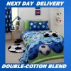 Boys Soccer Football Kids Licensed Quilt Duvet Bedding Cover Sets