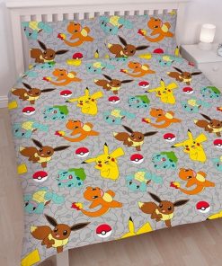 Pokemon Double Doona Cover Set Reversible Savvy Deals Group