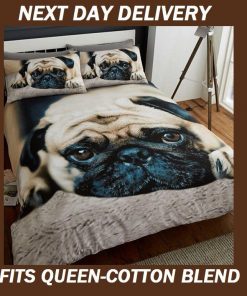 Pug Pooch Puppy Dog Kids Licensed Quilt Duvet Bedding Cover Sets